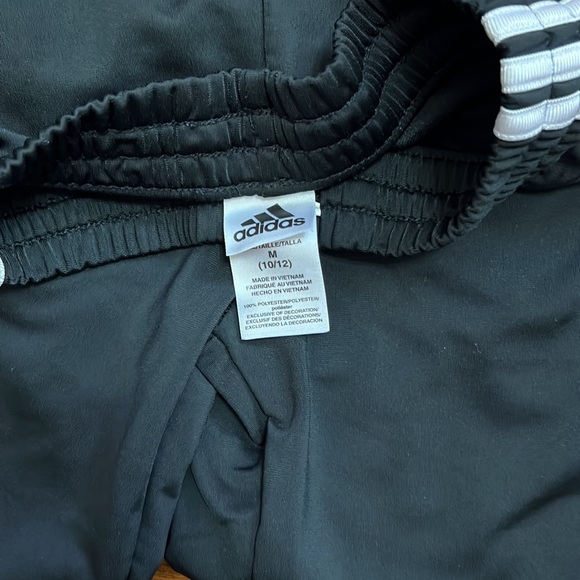 Adidas Kids Unisex Originals Adicolor SST Track Pants Black/White Excellent Cond - Picture 4 of 5